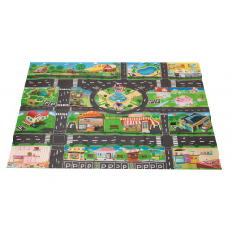 Aga Vodeodolná farebná podložka 130x100cm Mesto