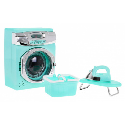 Veľká práčka, kôš na bielizeň, sada žehliacich dosiek