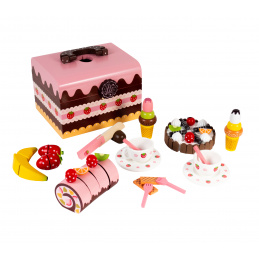 Aga4Kids Kufrík s drevenými sladkosťami Aga4Kids Kufrík s drevenými sladkosťami