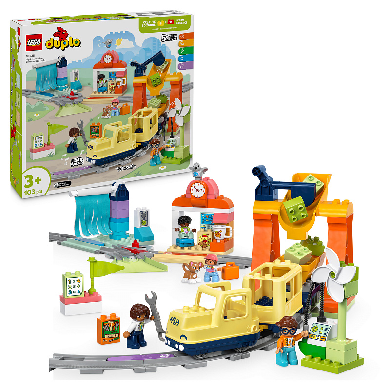 LEGO® DUPLO® 10428 Veľký interaktívny komunitný vláčik