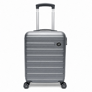 Linder Exclusiv Cestovný kufor 40x20x55 cm Šedý