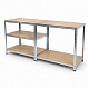 Linder Exclusiv Kovový regál 180x100x60 cm 5 políc