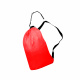 Aga Nafukovací vak LAZY BAG 230x70 cm Čierny/Červený