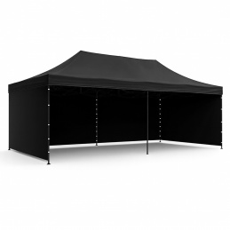 Aga Nožnicový stánok PARTY 3x6m Čierny