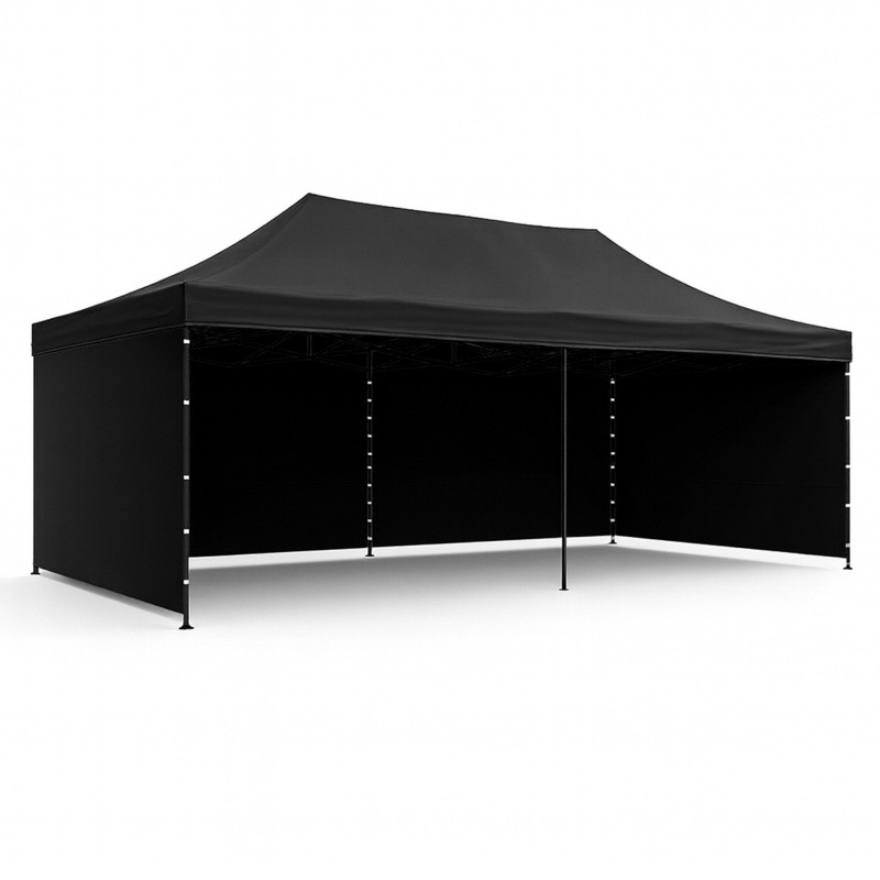 Aga Nožnicový stánok PARTY 3x6m Čierny