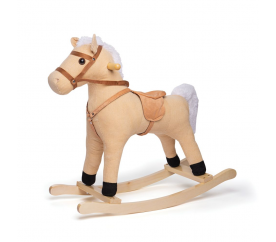 Bigjigs Toys Drevený hojdací kôň béžový