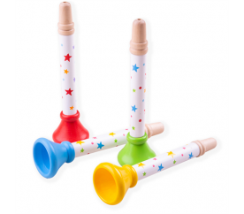 Bigjigs Toys Trumpetka hviezdičky 1 ks