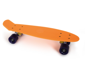 Small Foot Skateboard oranžový neon