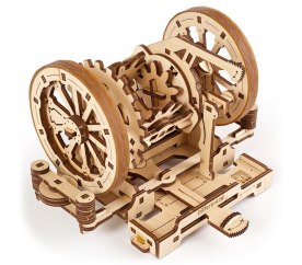 Ugears 3D drevené mechanické puzzle STEM výukový diferenciál