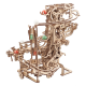 Ugears 3D drevené mechanické puzzle Guličková dráha reťazová