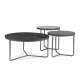 Signal Konferenčný stôl Sada ARTEMIDA  ?  80 cm Sivá+Čierna / Čierna