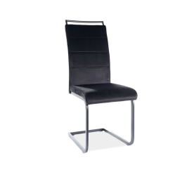 Signal Jedálenská stolička H441 Velvet Čierna 117