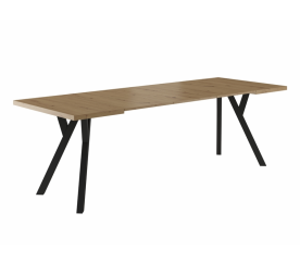 Signal Jedálenský stôl OPERA 102(142)x102 cm Buk/Biela