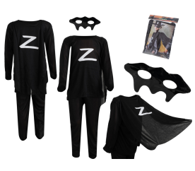 Aga Kostým Zorro veľkosť S 95-110cm