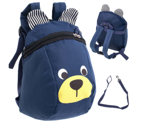 Aga Detský batoh do škôlky medvedík námornícka modrá