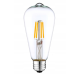 LED žiarovka - E27 - ST64 - 14W - 1510Lm - filament - teplá biela