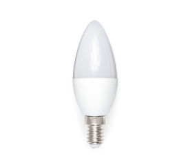 LED žiarovka C37 - E14 - 3W - 260 lm - neutrálna biela