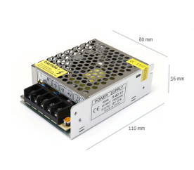 Napájací zdroj pre LED pásky 4,2A 50W 12V DC plech