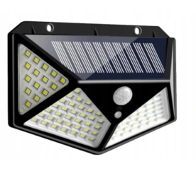 LED solárna lampa 70+30 SMD so senzorom