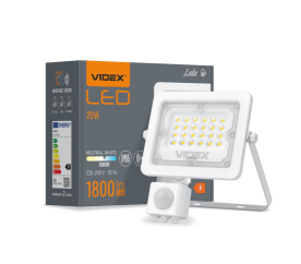 LED reflektor PIR - 20W - 1800 lm - se senzorem pohybu