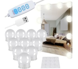 LED lampy do zrkadla / toaletného stolíka - 10 ks.