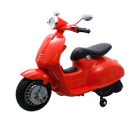VESPA detská elektrická motorka PA0139 - Červená