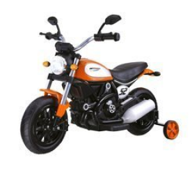 STREET BOB detská elektrická motorka PA0235 - Oranžová