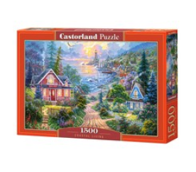 CASTORLAND puzzle 1500 dielikov - Pobrežné bývanie