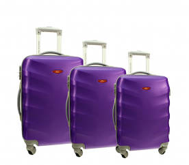 RGL Cestovní kufry HC6881 XXL,XL,L Barva: Violet
