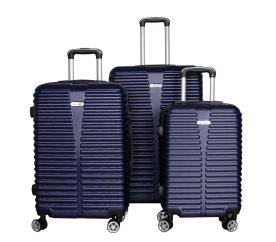 Linder Exclusiv Sada cestovných kufrov MC3077 Modrá