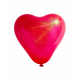 Aga4Kids Latexový balónik Srdce s LED diódou Červený 25 cm