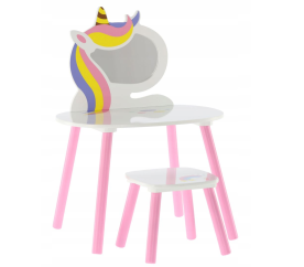 Aga Detský toaletný stolík + stolička Lily
