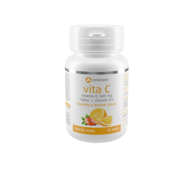 Avanso Vita C 500 mg žuvacie Pre imunitu a fyzické zdravie 30 tabliet