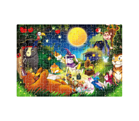 Aga4Kids Detské puzzle Zvieratká v lese 216 dielov
