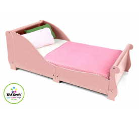 KidKraft Detská posteľ SLEIGH Pink