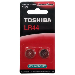 Batérie Toshiba AG13 LR44 A76 - 2 ks