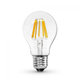 LED žiarovka - E27 - 10W - 1050Lm - filament - teplá biela