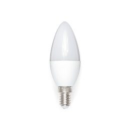 LED žiarovka C37 - E14 - 7W - 620 lm - studená biela