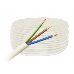 Elektrický kabel YDY kulatý drát 3x1,5 mm