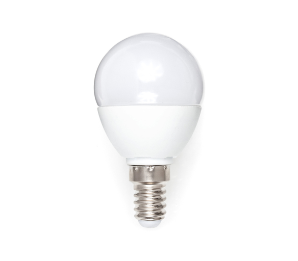 LED žiarovka G45 - E14 - 6W - 530 lm - studená biela