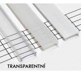 Transparentný difúzor KLIK pre profily A, B, C, 1m