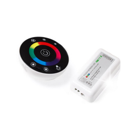 Diaľkový ovládač RF pre LED RGB dotykový 18A 216W čierny