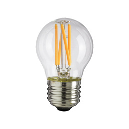 LED žiarovka - E27 - G45 - 4W - 340Lm - filament - teplá biela