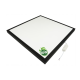 LED panel povrchový čierny - 60x60 - 60W - neutrálna biela
