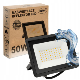 LED reflektor 50W IP65 neutrální bílý