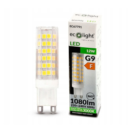 LED žiarovka - G9 - 12W - teplá biela