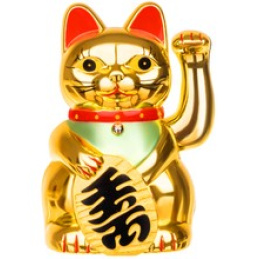 Čínska mačka - zlatá