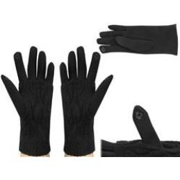 Zimné rukavice na dotykové displeje 2v1 čierne ISO 6413