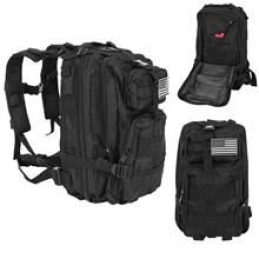 Vojenský batoh 28L čierny ISO 8915