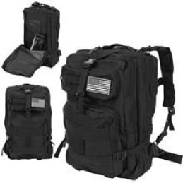 Vojenský batoh 38L čierna ISO 8919
